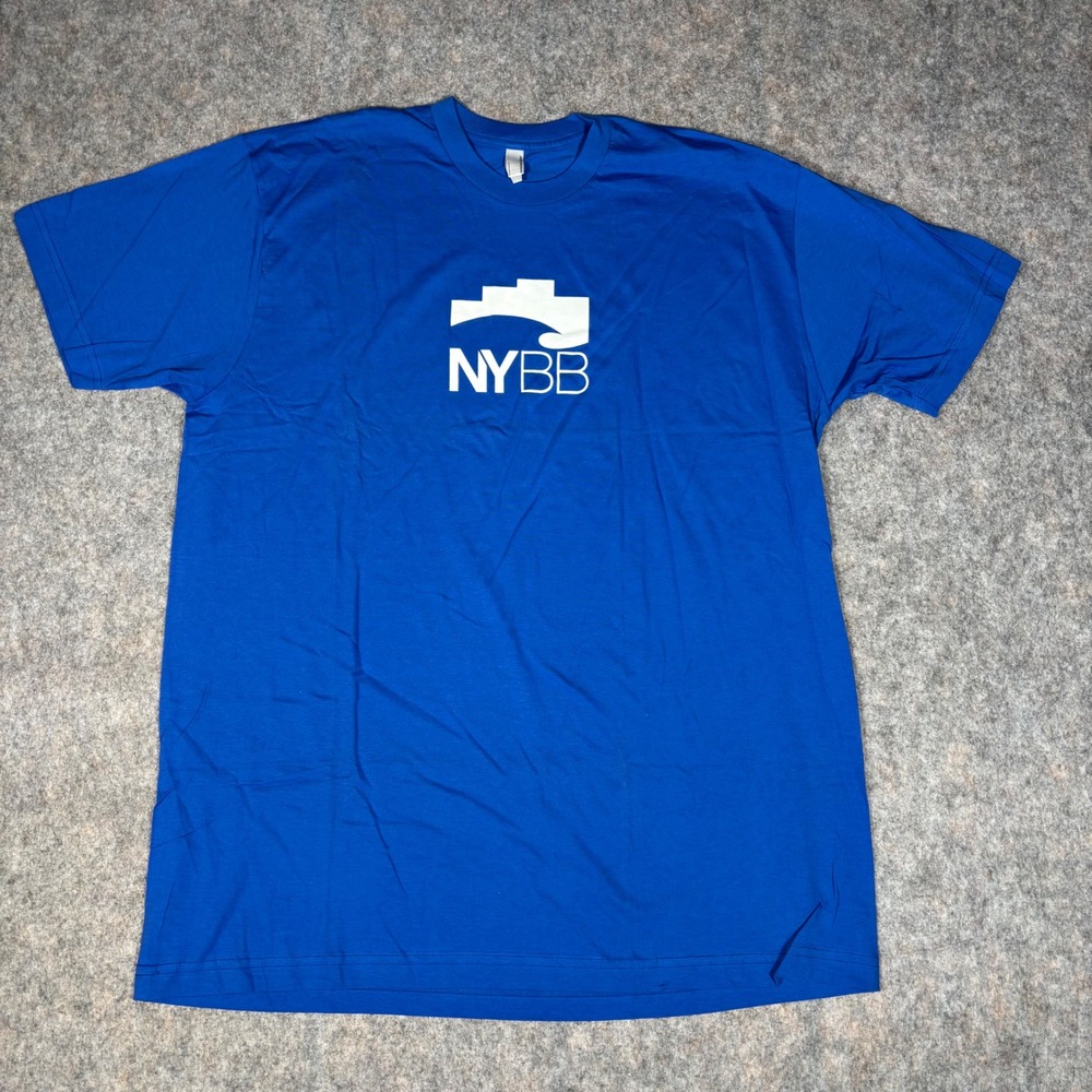 NYBB Bodyboarding American Apparel T-Shirt Mens XL Blue Graphic Short Sleeve Tee